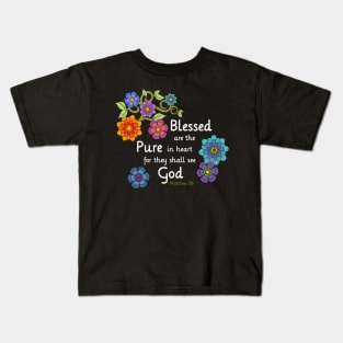 Blessed are the Pure Kids T-Shirt